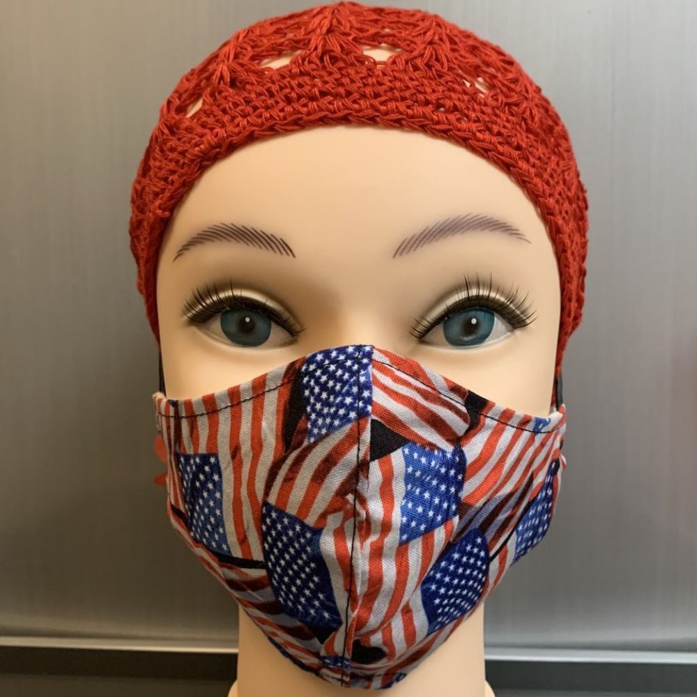 Handmade Face Mask Kids Size. 6-12Y Pattern-MK11